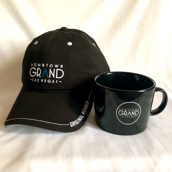 NWT Downtown Grand Las Vegas Embroidered Pukka Headwear Hat Cap & Mug Combo - Picture 16 of 16